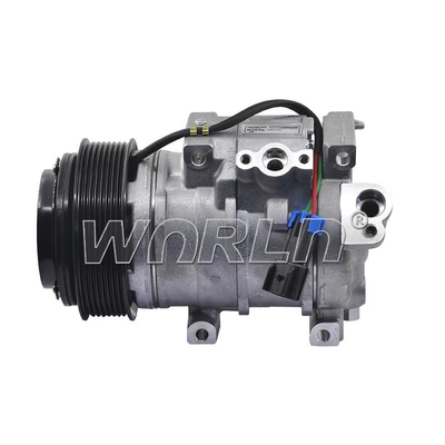 RC.600.486 Máy nén điều hòa không khí tự động cho 10SRE18C Máquina pá Carregadeira John Deere 624k 544k - 24 Volt Polia 8pk 126mm WXTK176