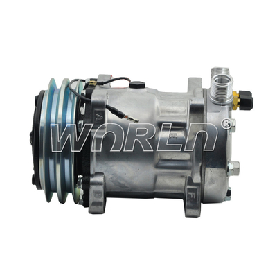 Máy nén AC xe tải WXTK241 cho 7H15 Bộ điều hòa tự động 12V Ly hợp Máy bơm kiểu 2A