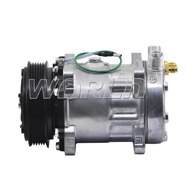 Máy nén khí xe tải cho 7H15 6PK 24V Thay thế máy bơm điều hòa không khí kiểu mới
