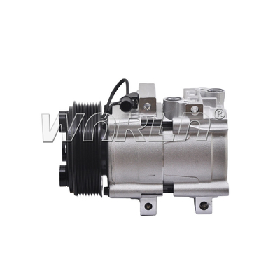 Máy nén AC tự động HS18 cho máy bơm điều hòa không khí Hyundai Terracan 24V 8PK 110MM