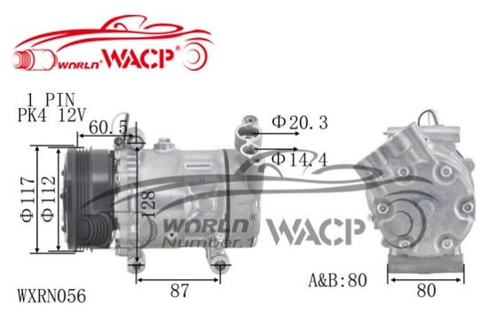 273000QAJ 8200037058 8200840770 Máy nén điều hòa không khí xe hơi cho Renault Clio cho Twingo WXRN056