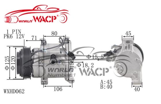 AC máy điều hòa không khí nén 388005FAT112M6 Cho Honda Civic WXHD062