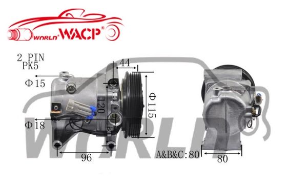 RC.600.225 Máy nén điều hòa không khí xe hơi 51786321 cho Palio Fire Uno Siena WXFT023