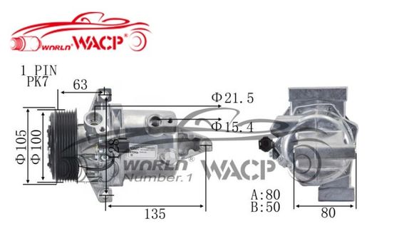 926003RJ1A 926001KA3A 926001HC2D 12V máy nén không khí tự động cho Nissan Versa Juke WXNS028