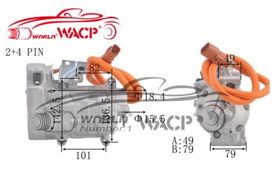 SHS27M4230 Máy nén điều hòa không khí xe hơi cho Honda phù hợp với Vezel GP5 1.5 Hybrid WXHB060